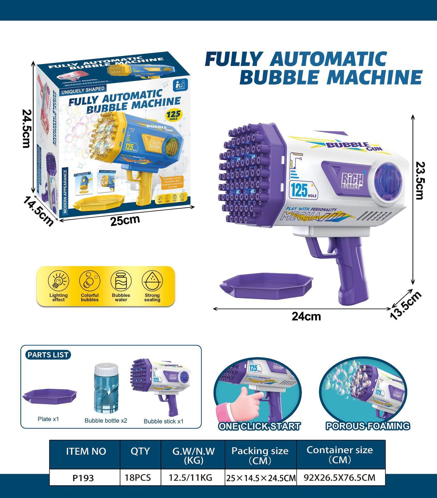 Bubble Machine for Kids, Outdoor