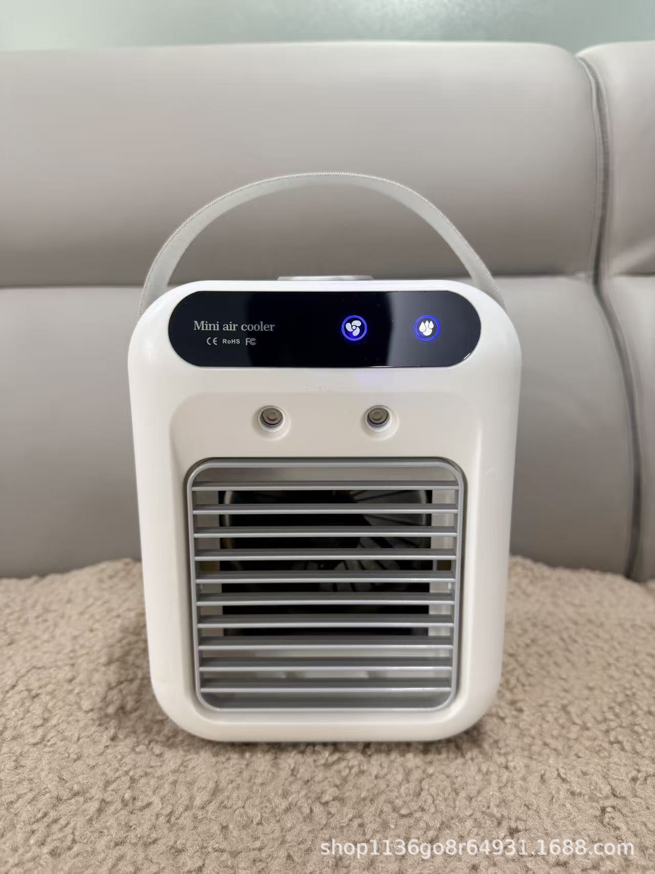 USB Portable Mini Air Cooler with Mist Spray Function