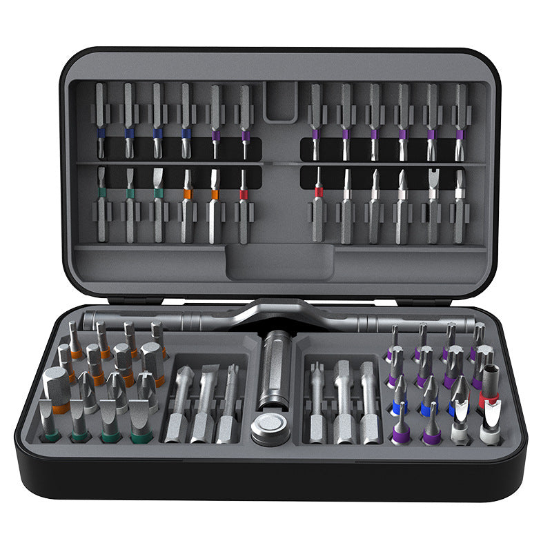 Multi-Function Ratchet Screwdriver Set with S2 Steel Bits