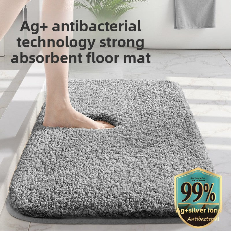 Plush Absorbent Non-Slip Bathroom Mat