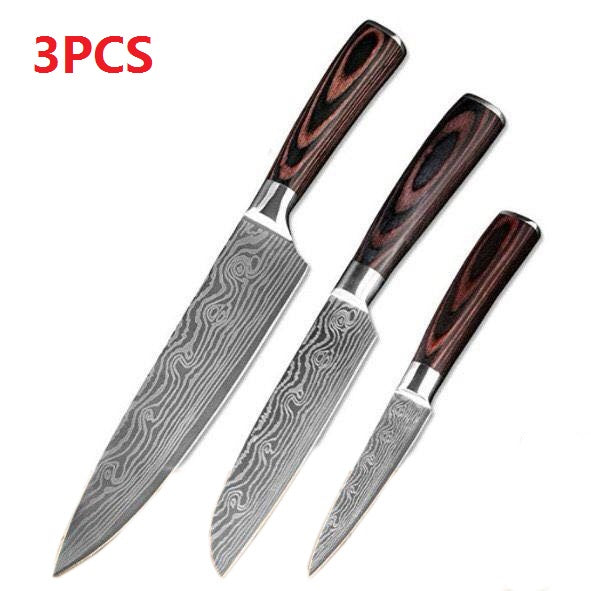 Premium Stainless Steel Kitchen Knife Set