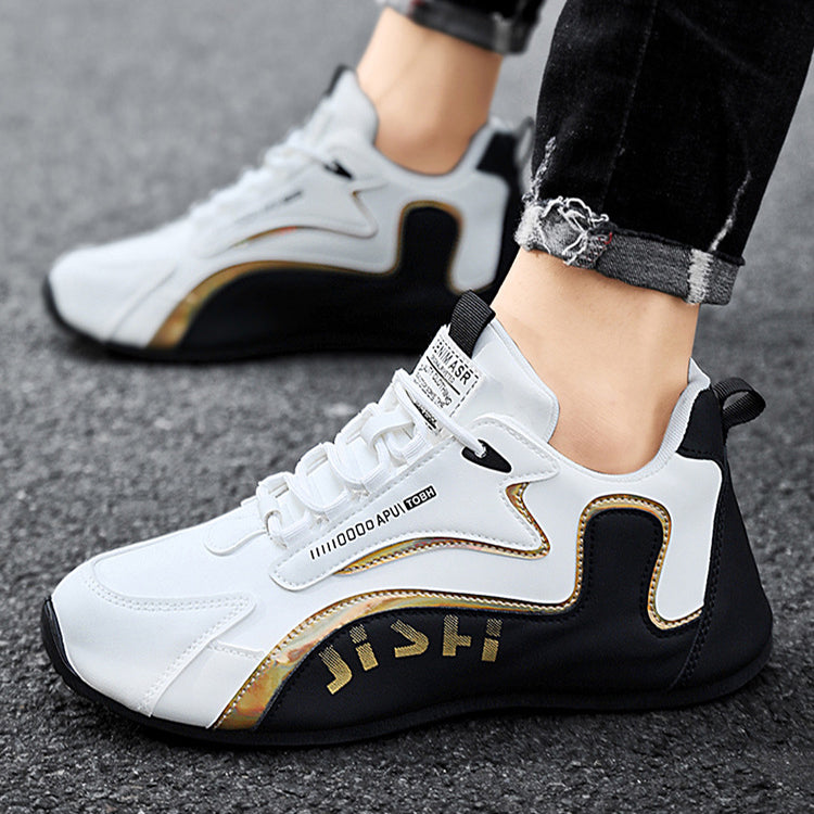 Fashion Colorblock Lace-up Sneakers