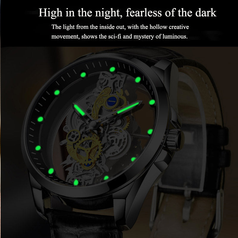 Luxury Skeleton Automatic Watch