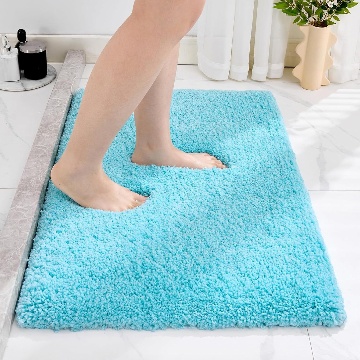 Plush Absorbent Non-Slip Bathroom Mat