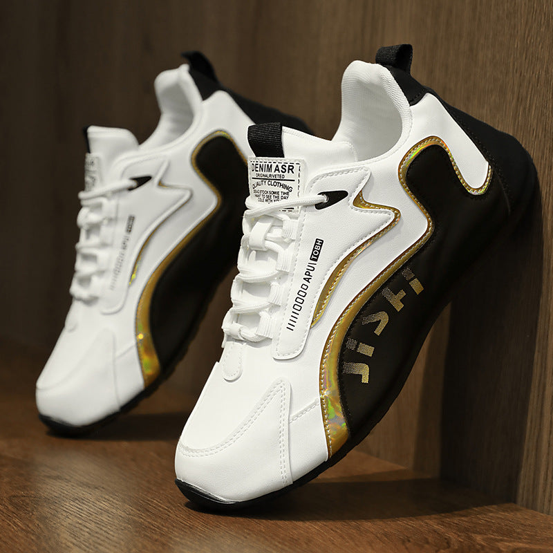 Fashion Colorblock Lace-up Sneakers