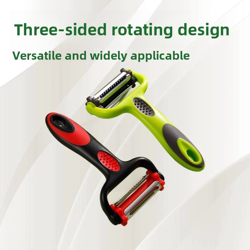 Stainless Steel Three-in-One Vegetable Peeler and Grater