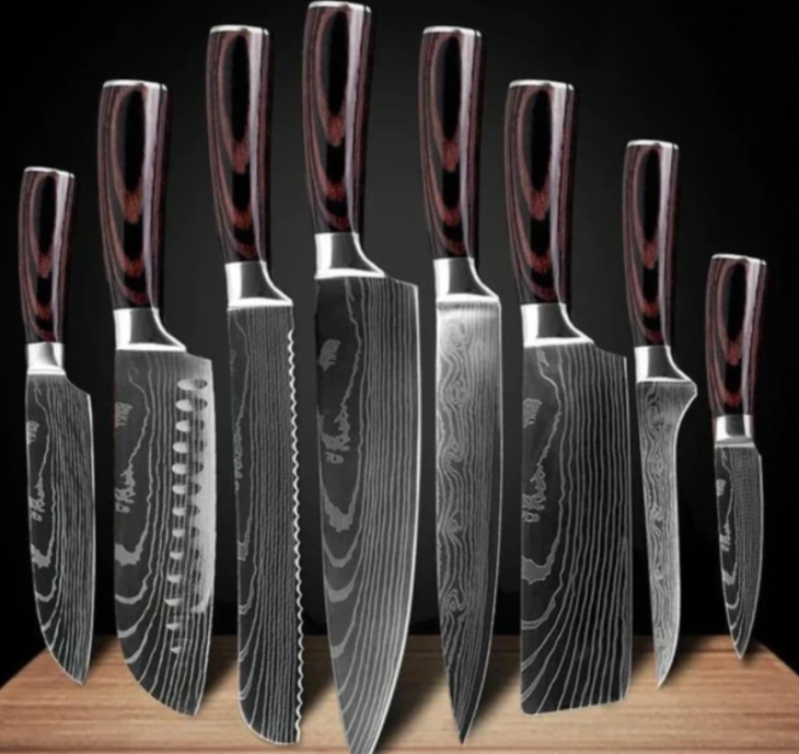 Premium Stainless Steel Kitchen Knife Set