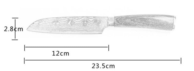 Premium Stainless Steel Kitchen Knife Set