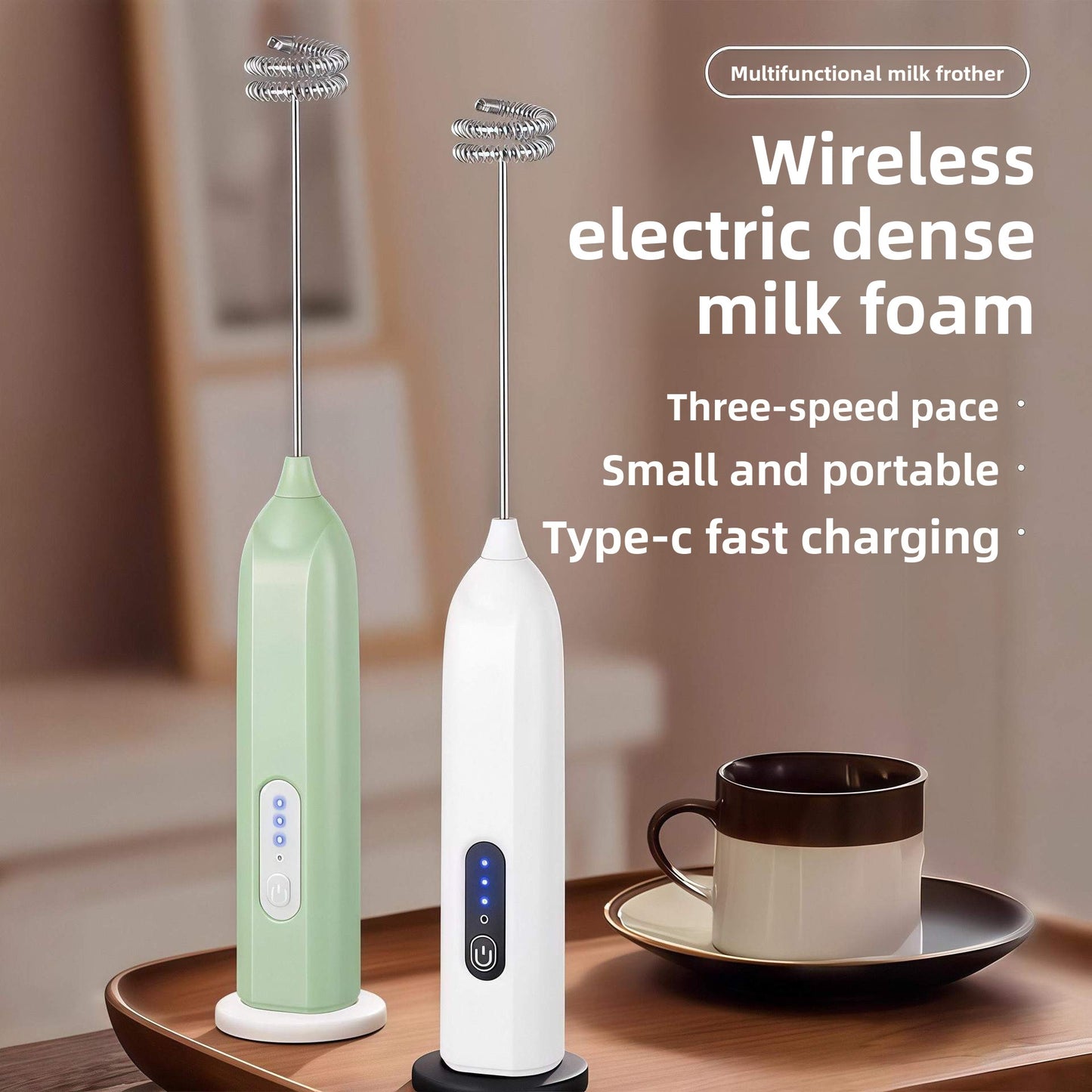 Handheld Electric Milk Frother