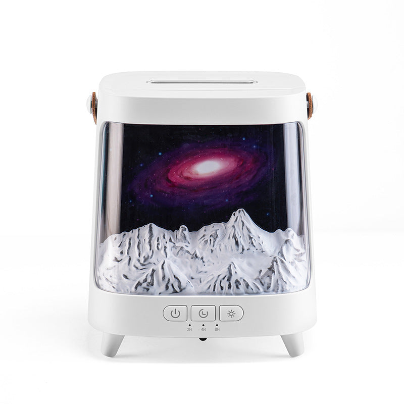 Aurora Simulation Flame Aromatherapy Humidifier Planet Desktop