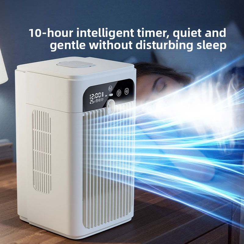 USB Portable Mini Air Cooler with Mist Spray Function