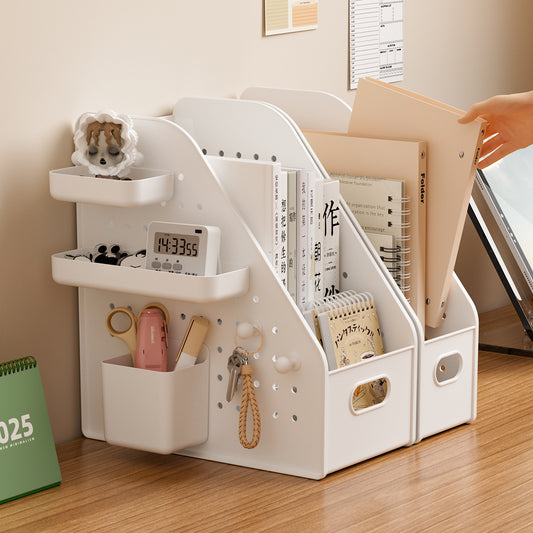 Desktop Perforated Board Storage Basket Organizer