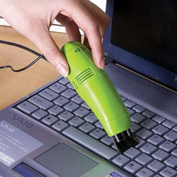 Computer Cleaner Dust Removal Brush, Laptop USB Vacuum Cleaner