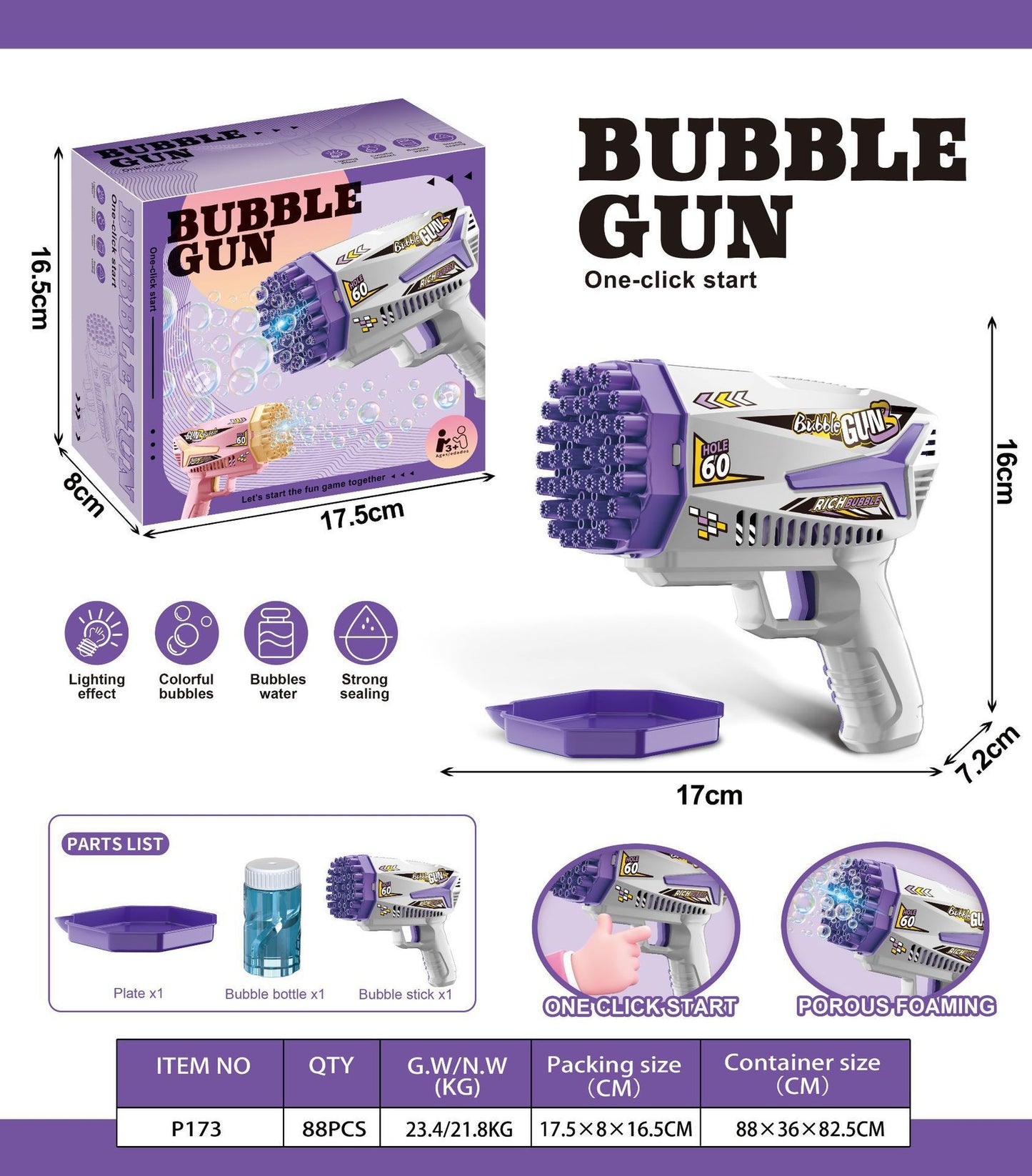Bubble Machine for Kids, Outdoor