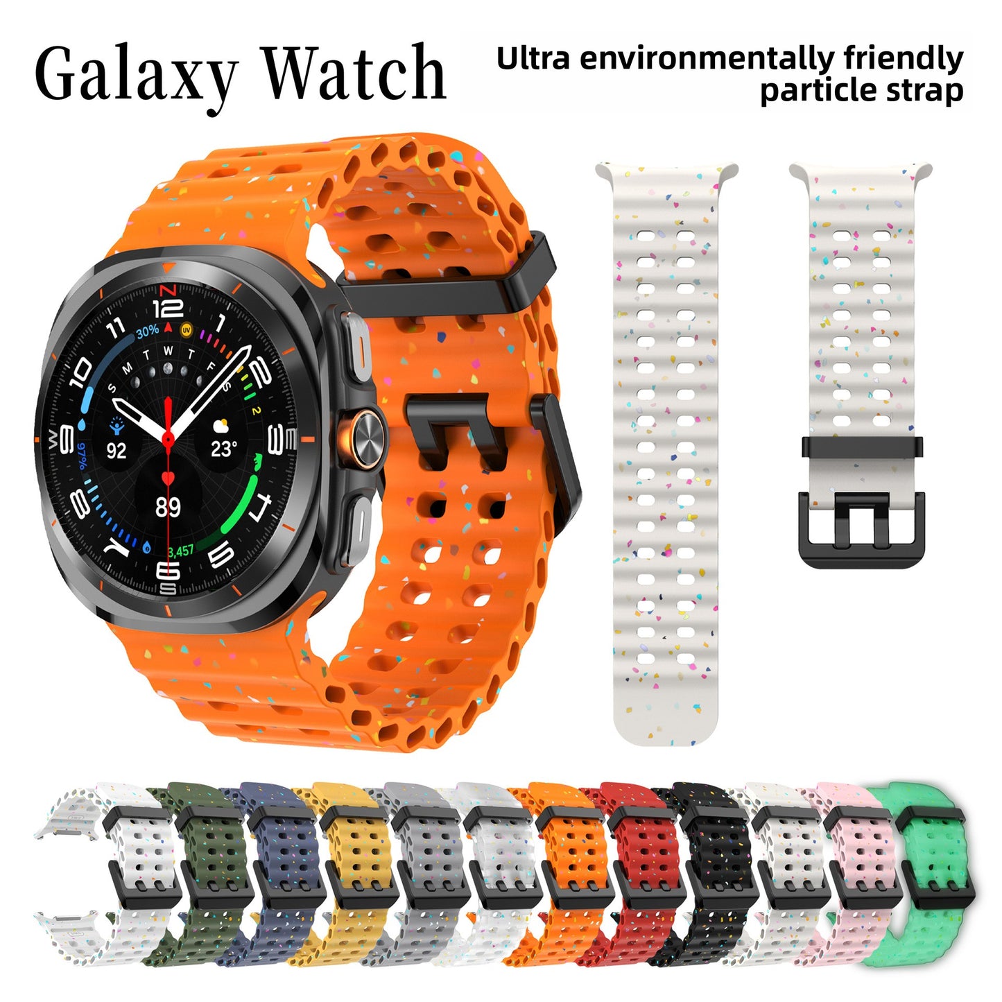 Samsung Galaxy Watch Ultra 47mm Silicone Sport Strap