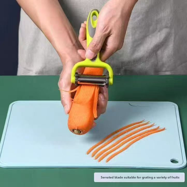 Stainless Steel Three-in-One Vegetable Peeler and Grater