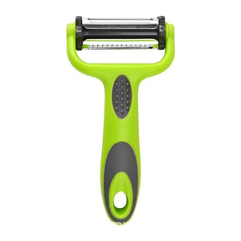 Stainless Steel Three-in-One Vegetable Peeler and Grater